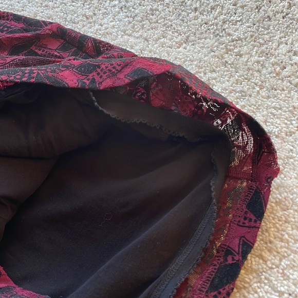 🆕MAEVE ANTHROPOLOGIE Wine Lace Elegant Velvet Dress - Picture 10 of 16